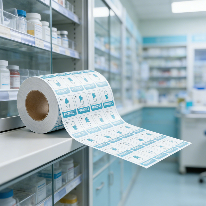 YSPET/AL/YSPE多层复合易撕袋卷膜,适用于医用益生菌