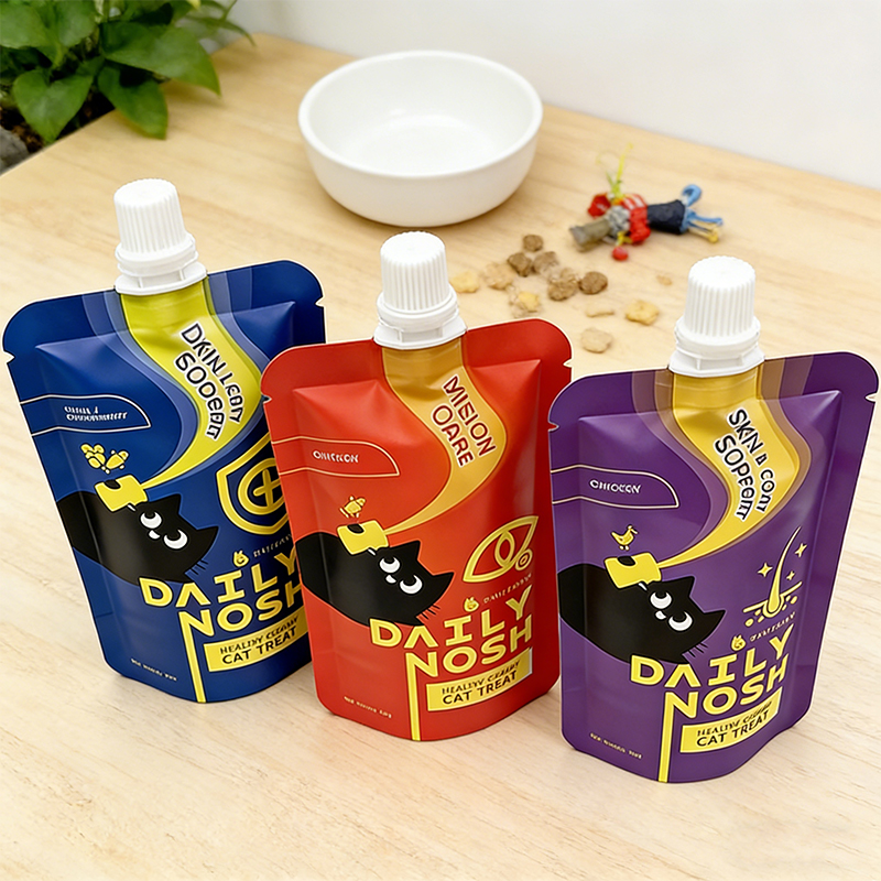 三边封站立吸嘴袋